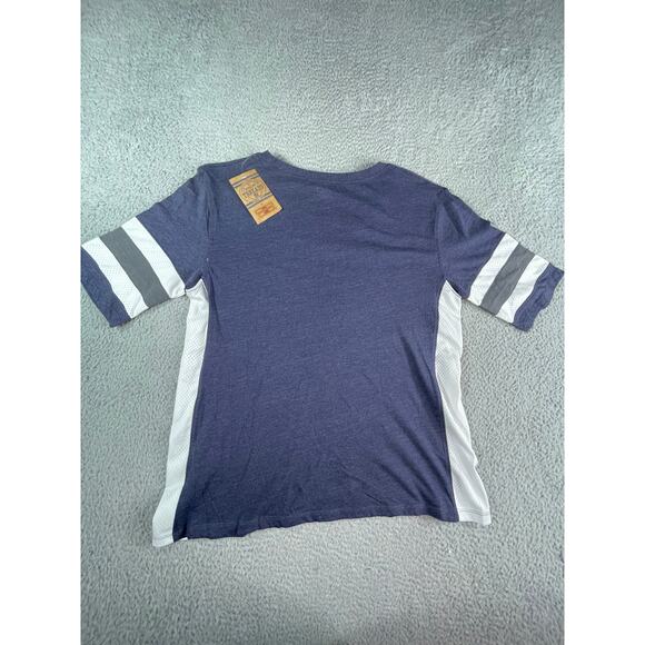 Brigham Young University BYU Shirt Mens Large Blue Cougars Rivalry Threads NWT - Picture 6 of 8